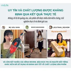 Máy Hút Bụi Cầm Tay miLife DX18 - Công Suất 800W, Lực Hút 21,000Pa, Thiết Kế 2 Trong 1, Bảo Hành 12 Tháng