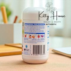 Viên Nhai Nature's Way Kids Smart Bursts DHA 300mg Triple Strength - Hỗ Trợ Phát Triển Não Bộ Cho Trẻ 50 Viên