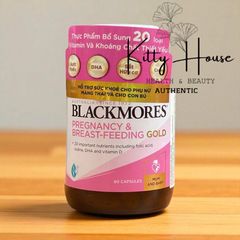 Viên uống Blackmores Pregnancy & Breastfeeding Gold 60 viên - Bổ sung vitamin và khoáng chất cho bà bầu khỏe mạnh