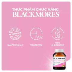 Viên uống Blackmores Pregnancy & Breastfeeding Gold 60 viên - Bổ sung vitamin và khoáng chất cho bà bầu khỏe mạnh