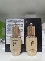 Set Nước Hoa Hồng Và Sữa Dưỡng Da Whoo 25ml - Tái Sinh Da, Dưỡng Ẩm, Giải Pháp Cho Làn Da Như Ý, Phù Hợp Với Da Nhạy Cảm