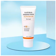 Kem Chống Nắng Nâng Tone Dr Lady Natural Perfection SPF 50+ PA++++ - Bảo Vệ Da & Làm Sáng Da - 60ml Hàn Quốc
