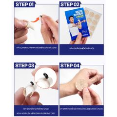 Miếng Dán Từ Tính Powerful-X Mediping Magnetic Patch - Giảm Đau Cơ, Tăng Lưu Thông, Hộp 210 Miếng Tiện Lợi Cho Vận Động Viên