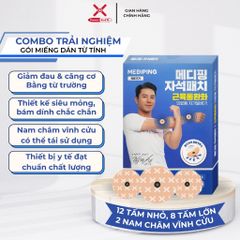Combo 20 Miếng Dán Từ Tính Powerful-X Mediping - Giảm Đau Cơ, Hỗ Trợ Lưu Thông Máu, Cải Thiện Vận Động An Toàn, Tiện Lợi