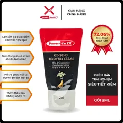 Kem Phục Hồi Nhân Sâm Powerful-X Ginseng Recovery Cream 2ml - Giảm Đau, Hỗ Trợ Phục Hồi Cơ Khớp, Chăm Sóc Da, Hàn Quốc
