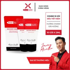 Kem Phục Hồi Powerful-X Recovery Cream+ Hàn Quốc - Combo 10 Gói 2ML Giảm Đau Mỏi và Hỗ Trợ Phục Hồi Cơ Xương Khớp