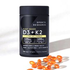 Vitamin D3 K2 thuần chay khỏe xương khớp USA 160 viên