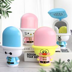 Đèn Led Để Bàn Có Gương Hình Thú - Ánh Sáng Chống Mỏi Mắt, Tiện Lợi Cho Học Tập Và Làm Việc, Chất Liệu Bền Đẹp