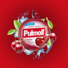 Kẹo Ngậm Pulmoll Không Đường Nhập Khẩu Đức - Giảm Ho, Thông Cổ, Mát Họng, Vitamin C Tăng Đề Kháng Cho Bé 45g
