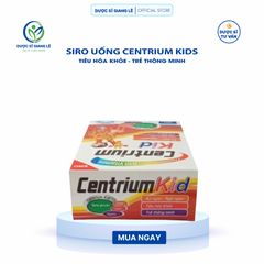 Siro Centrium Kid - Hỗ Trợ Trẻ Ăn Ngon, Ngủ Ngon, Phát Triển Toàn Diện, Cải Thiện Biếng Ăn và Hệ Tiêu Hóa (20 ống)