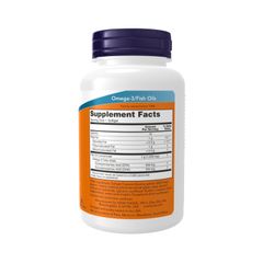 Viên Uống Dầu Cá Cô Đặc Ultra Omega-3 NOW Foods - Hỗ Trợ Tim Mạch, Chống Viêm, Giảm Mỡ Máu (Hộp 180 Viên)