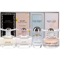Set Nước Hoa Mini Daisy Marc Jacobs - Gồm 4 Chai 4ml, Hương Thơm Nữ Tính, Dễ Mang Theo, Quà Tặng Thời Trang