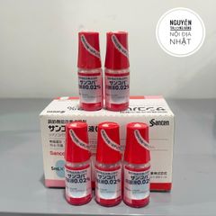 Nhỏ mắt cận Sancoba 0.02% 5ml - Giúp bảo vệ và làm dịu mắt, ngăn ngừa tình trạng khô mắt, thích hợp cho người làm việc lâu trên máy tính.