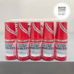Nhỏ mắt cận Sancoba 0.02% 5ml - Giúp bảo vệ và làm dịu mắt, ngăn ngừa tình trạng khô mắt, thích hợp cho người làm việc lâu trên máy tính.