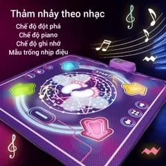 Thảm Nhảy Audition Bluetooth 90x90cm Cho Bé - Đồ Chơi Âm Nhạc Tăng Cường Phát Triển Thể Chất và Kỹ Năng Tư Duy