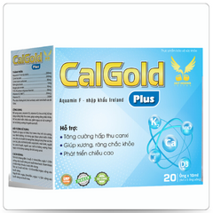 CalGold Plus - Siro Bổ Sung Canxi, Vitamin D3, K2 Cho Bé, Hỗ Trợ Phát Triển Chiều Cao và Xương Khớp Chắc Khỏe