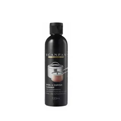 Kem Tẩy Rửa & Đánh Bóng Inox Scanpan 120ml - Giúp Sạch Sáng Bóng Nồi Chảo Inox An Toàn, Thân Thiện Môi Trường