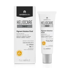 Kem Chống Nắng Heliocare 360º Pigment Solution Fluid SPF 50+ - Bảo Vệ Tối Ưu Da Khỏi Tia UV, Giảm Nám, Dưỡng Sáng Da