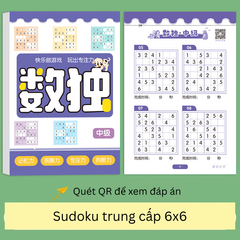 Bộ Sách Sudoku Phát Triển Tư Duy Cho Trẻ Em - Rèn Luyện Logic và Khả Năng Tập Trung - Bao Gồm 3 Cuốn Từ Sơ Cấp Đến Cao Cấp