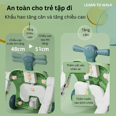 Xe Tập Đi Chòi Chân Đa Năng Có Nhạc Bảng Bận Rộn Chống Lật - Phát Triển Trí Não Cho Bé 10 Tháng Đến 4 Tuổi