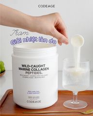 Bột Uống Collagen Codeage Wild-Caught - Peptides Biển 450g, Collagen Tuýp I & III Hỗ Trợ Da Căng Mịn, Giảm Nếp Nhăn