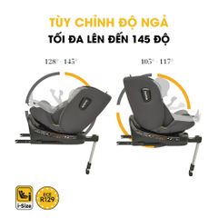 Ghế Ô Tô Jovikids Ranger Xoay 360 - An Toàn R129/i-Size & Isofix Cho Bé Cao 40-150 cm - Đổi 1 Trong 15 Ngày, Bảo Hành 2 Năm