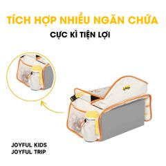 Khay Du Lịch Jovikids Chính Hãng - Khay Đựng Đồ Nhiều Ngăn Dễ Dàng Vệ Sinh Cho Bé - An Toàn Và Tiện Lợi Khi Đi Chơi