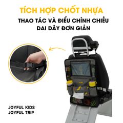 Túi Đựng Đồ Trên Xe Hơi Chính Hãng Jovikids - Tổ Chức Tiện Lợi Với Nhiều Ngăn Chứa An Toàn, Đạt Tiêu Chuẩn ECE R129
