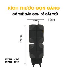Bảo Vệ Ghế Ngồi Ô Tô Jovikids Chính Hãng - Tấm Lót Da Có Ngăn Chứa, Chống Bẩn và Chống Trầy, An Toàn cho Trẻ Em