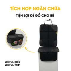 Bảo Vệ Ghế Ngồi Ô Tô Jovikids Chính Hãng - Tấm Lót Da Có Ngăn Chứa, Chống Bẩn và Chống Trầy, An Toàn cho Trẻ Em