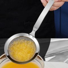 Dụng Cụ Vớt Bọt Inox Chockmen - Vớt Dầu, Váng, Hạt Nhỏ Trong Canh/Lẩu - Lưới Siêu Mịn, Tay Cầm Chống Nóng, An Toàn