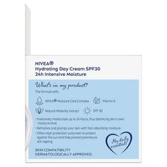 Kem Dưỡng Ẩm NIVEA Ban Ngày SPF30 - 50ml cho Da Thường và Hỗn Hợp, Cấp Ẩm 24 Giờ và Bảo Vệ Da Trước Tia UV