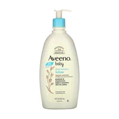 Kem Dưỡng Ẩm Yến Mạch Aveeno Baby 532ml - Lotion Dưỡng Da Cho Trẻ Em, Không Có Hương Liệu, Thẩm Thấu Nhanh, Bảo Vệ Da Nhạy Cảm
