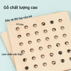 Trò Chơi Xỏ Dây Montessori - Rèn Luyện Kỹ Năng Vận Động Tinh và Tư Duy Logic Cho Bé Từ 3 Tuổi