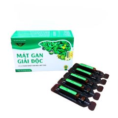 Siro Mát Gan Giải Độc KINGPHAR - Hỗ Trợ Thanh Nhiệt, Giảm Mụn Nhọt, 20 Ống x 5ml - Sản Phẩm Chăm Sóc Sức Khỏe Gan Từ Thiên Nhiên