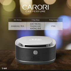 Sáp thơm ô tô Carori T-005 & T-008 - Nước hoa tự nhiên không gây dị ứng, mùi Daijiling Tea & The Field, dung tích 170g và 30g