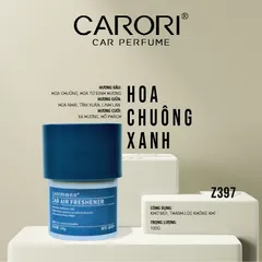 Sáp Thơm Ô Tô Carori Z397 - Nước Hoa An Toàn Từ Thiên Nhiên, Kiểu Dáng Sang Trọng, Mùi Gỗ Phương Đông, Dung Tích 100g