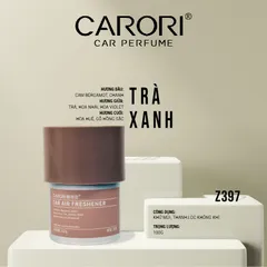 Sáp Thơm Ô Tô Carori Z397 - Nước Hoa An Toàn Từ Thiên Nhiên, Kiểu Dáng Sang Trọng, Mùi Gỗ Phương Đông, Dung Tích 100g