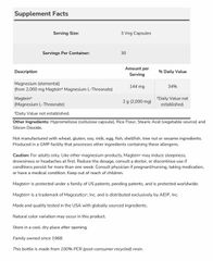 Viên Uống Bổ Sung Magie Hữu Cơ - Nhập Mỹ NOW Magtein Magnesium L-Threonate Bổ Não, Tăng Cường Nhận Thức, Trí Nhớ, Tập Trung, Hỗ Trợ Giấc Ngủ Sâu - Hộp 90 Viên Nhộng 