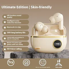 Tai Nghe Không Dây TWS S195 - Bluetooth 5.4, Màn Hình LED, Thời Gian Nghe Liên Tục 60 Giờ, Âm Thanh HIFI, Thoải Mái Khi Đeo