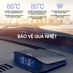 Cảm biến áp suất lốp ô tô Lifepro L638 - Giám sát chính xác áp suất và nhiệt độ 4 lốp xe, Màn hình LCD màu, Dễ sử dụng