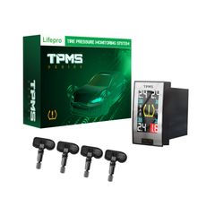 Cảm biến áp suất lốp ô tô Lifepro L632T - Giám sát áp suất và nhiệt độ cho xe Toyota, công nghệ mới, màn hình LCD rõ nét.