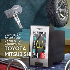 Cảm biến áp suất lốp ô tô Lifepro L632T - Giám sát áp suất và nhiệt độ cho xe Toyota, công nghệ mới, màn hình LCD rõ nét.