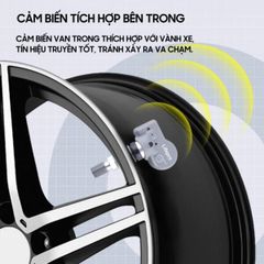 Cảm biến áp suất lốp ô tô Lifepro L632T - Giám sát áp suất và nhiệt độ cho xe Toyota, công nghệ mới, màn hình LCD rõ nét.