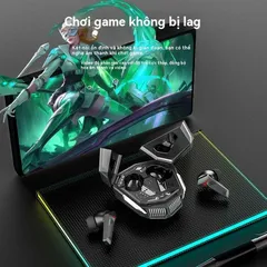 Tai nghe Bluetooth DX26 TWS - Tai nghe không dây công nghệ Bluetooth 5.5, điều khiển cảm ứng, âm thanh HiFi cho game thủ