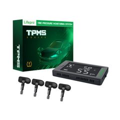 Màn Hình Hiển Thị Kính Lái HUD & Cảm Biến Áp Suất Lốp Lifepro - Giám Sát An Toàn, Thời Gian Thực Cho Xe Ô Tô