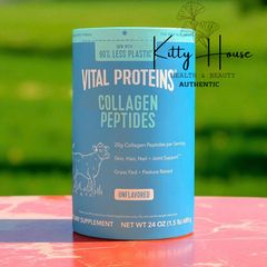 Bột Collagen Vital Proteins Peptides 680g - Hỗ Trợ Sức Khỏe Da, Tóc, Móng, Khớp - Không Mùi Vị, Từ Bò Cỏ Chăn Thả