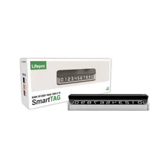 Bảng Số Điện Thoại Ô Tô SmartTAG - Phụ Kiện Sang Trọng Bằng Hợp Kim và Da Cao Cấp, Nâng Tầm Nội Thất Xe Hơi