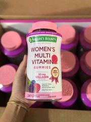 [Date 5/2026] Kẹo dẻo bổ sung vitamin tổng hợp cho Nữ Nature's Bounty 240 viên - Nhập Mỹ