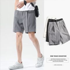Quần Đùi Nam Âu Màu Đen Ghi Trắng Thoáng Mát - Quần Short Katen Mềm Mại Cho Mùa Hè Pon.mens Hàng Có Sẵn